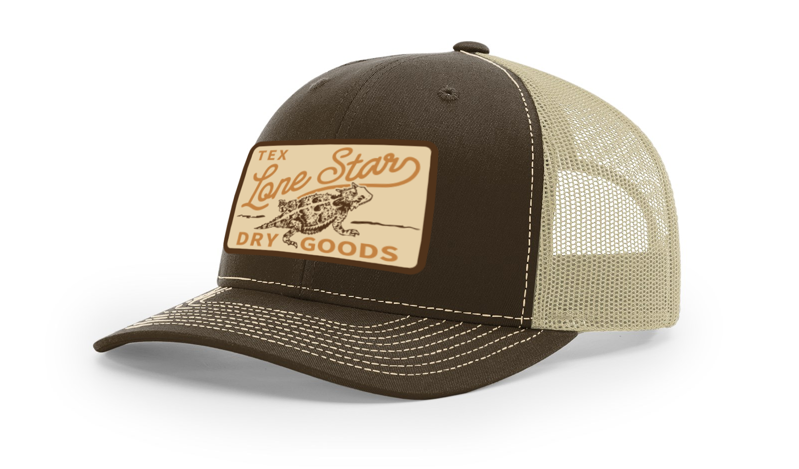 Retro Dry Goods Horned Toad - Patch Hat